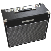 Amplificador valvulado  AcedoAudio VL30 preto tela preta e prata brilhante