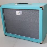 Gabinete 1×12 AcedoAudio azul piscina prataBR